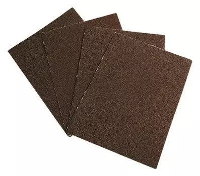 Шлифлист на тканевой основе, зернистость № 50, 240 х 170 мм, 10 шт, водостойкий, "БАЗ" россия