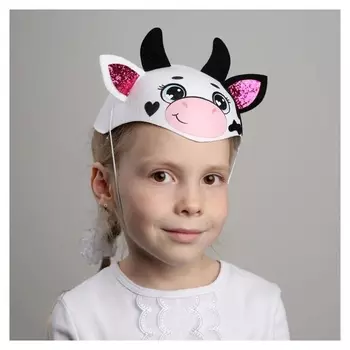 Шляпа карнавальная "Коровка викси"