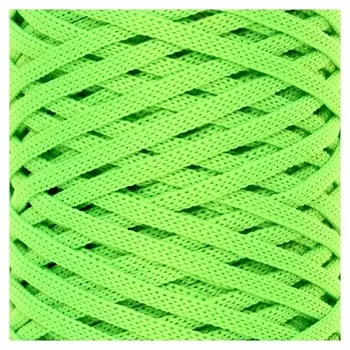 Шнур для вязания "Классика" 100% полиэфир 3мм 100м (502 люм.салат)