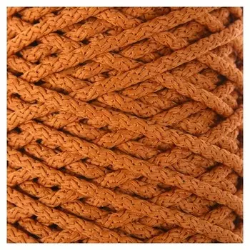 Шнур для вязания с сердечником 100% полиэфир, ширина 5 мм 100м/550гр (103 песочный)