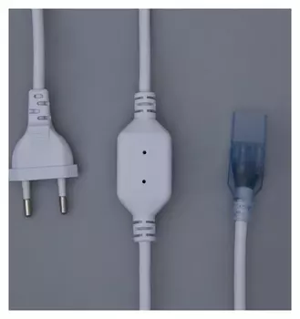 Шнур питания для неона 8х16/18 мм, до 50 метров, 220v