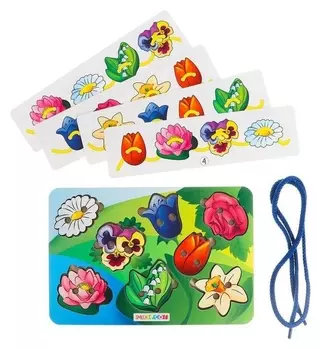 Шнуровка «Цветы» (Планшет)