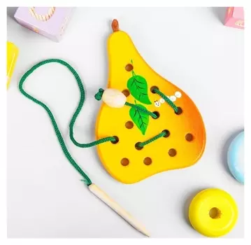 Шнуровка Груша плоская