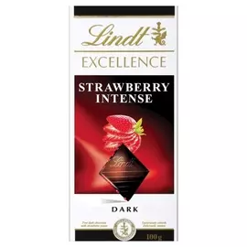 Шоколад Lindt Excellence клубника 100г