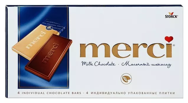 Шоколад Merci молочный 100 г