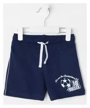 Шорты для мальчика, цвет тёмно-синий, рост 116 см