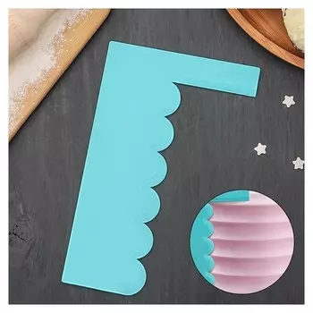 Шпатель кондитерский «Волны», 18×11,5 см