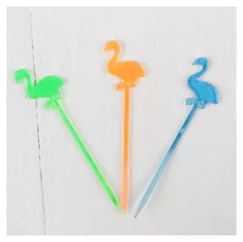Шпажки для канапе «Фламинго», набор 12 шт.
