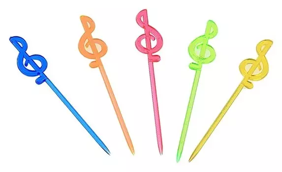 Шпажки для канапе «Нота», набор 24 шт.