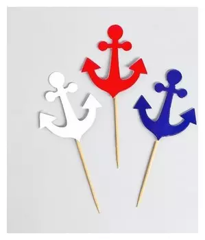 Шпажки «Якорь», набор 9 шт.