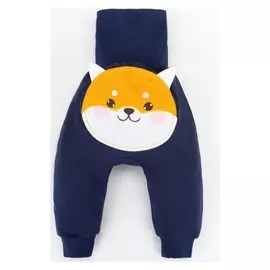 Штанишки крошка Я "Корги", синий, рост 68-74 см