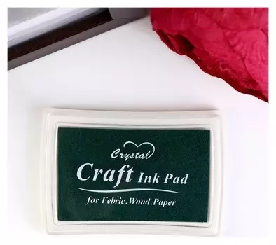 Штемпельная подушка "Зелёная"