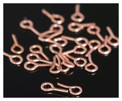 Штифт-крючок см-181, (Набор 30шт) 3*7 мм, цвет меди