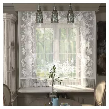 Штора без шторной ленты, ширина 170 см, высота 145 см, цвет белый