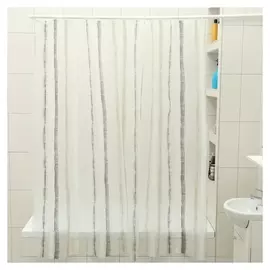 Штора для ванной комнаты доляна «Лайн», 180×180 см, EVA