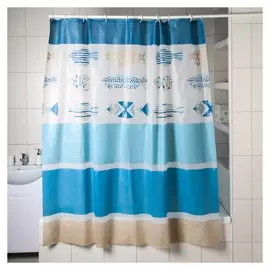 Штора для ванной комнаты Рыбки, 180×180 см