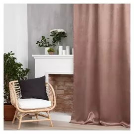 Штора портьерная этель "Классика" цв.коричневый, 250*265 см, 100% п/э