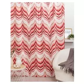 Штора портьерная этель «Памир» 170х270 см, цвет розовый, 100% полиэстер, блэкаут