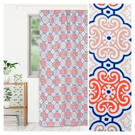 Штора портьерная "Этель" дамаск цвет синий 200х250 см, блэкаут, 100% п/э