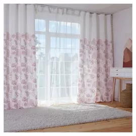 Штора портьерная с вышивкой "Этель" 150х270 см дольче вита,100% п/э