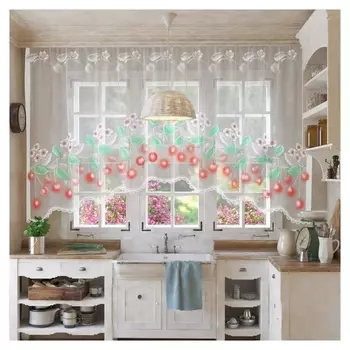 Штора с печатью 265х160 см, 100% п/э, шторная лента