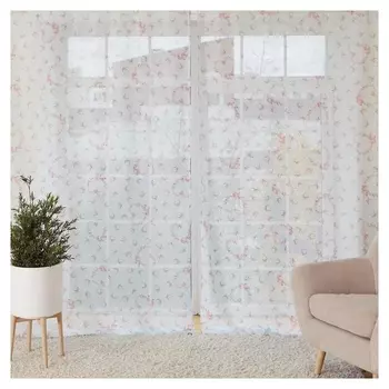 Штора тюлевая "Этель" 260*250 см прованс б/утяжелителя,100% п/э