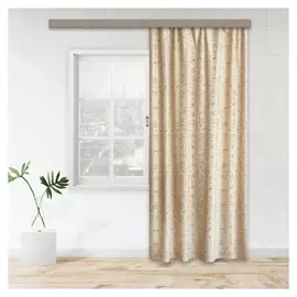 Штора "Вельвет" с тиснением 160x260 см, коричневый, пэ