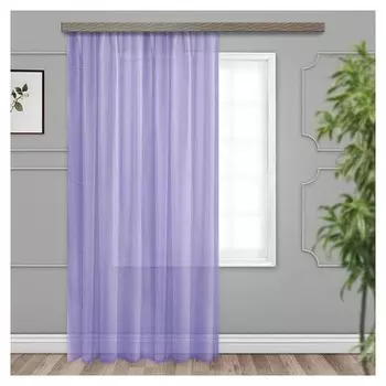 Штора вуаль 200х260 см, сиреневый, пэ 100%