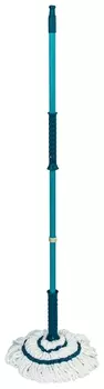 Швабра отжимная скручиванием 120 см, насадка из микрофибры, 120 г, Home Palisad
