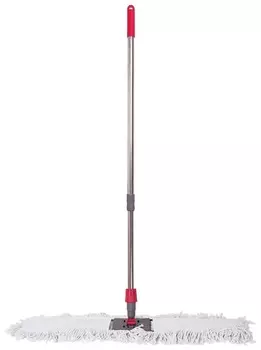 Швабра-рамка 80 см, телескопический черенок из нержавеющей стали 125 см