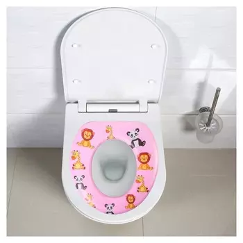 Сиденье для унитаза детское 29×27 см "Зверята"