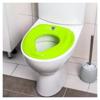 Сиденье на унитаз, цвет зеленый