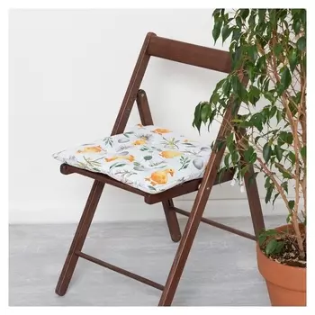 Сидушка на стул доляна Duckling 42х42 см, 100% хл, рогожка 164 г/м2