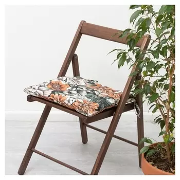 Сидушка на стул "Этель" Meadow Flower 42х42 см, 100% хл, саржа 190 г/м2