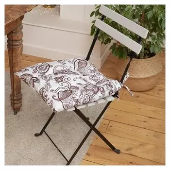 Сидушка на стул "Этель" восточные узоры 42х42см, 100% хлопок, 190 г/м2