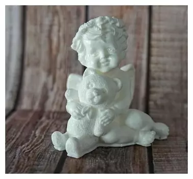 Силиконовая форма «Ангел с медвежонком S»