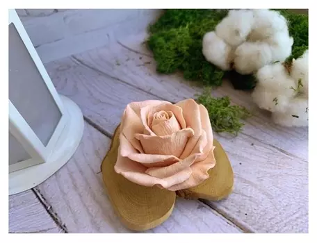 Силиконовая форма для мыла «Роза. ева» S