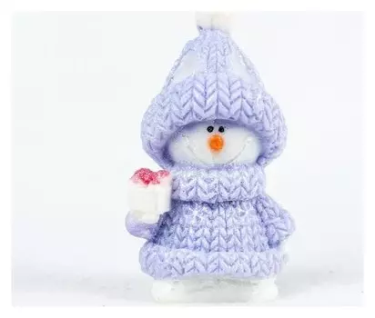 Силиконовая форма для мыла снеговичок №2