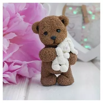 Силиконовая форма "Мишка с зайкой"