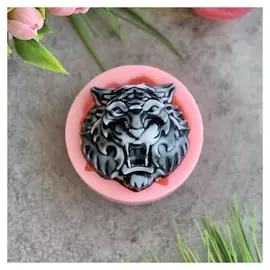 Силиконовая форма «Морда тигра брутал 2D S»