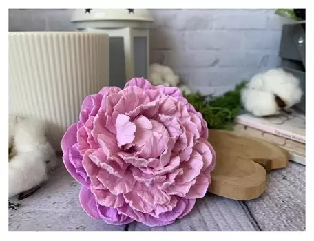 Силиконовая форма «Пион пушистый»