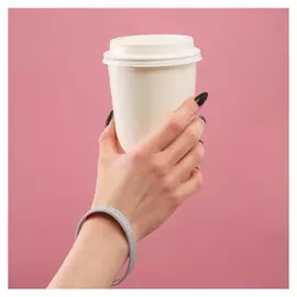 Силиконовый браслет "На расслабоне" стандарт, цвет серый, 20 см