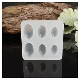Силиконовый молд «6 овалов»