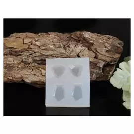 Силиконовый молд серег (4 кристалла)