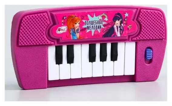 Синтезатор «Музыкальные уроки», феи винкс, работает от батареек