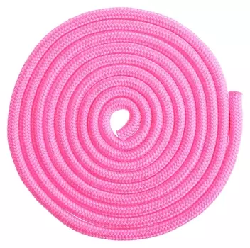 Скакалка гимнастическая, 3 м, цвет неон розовый