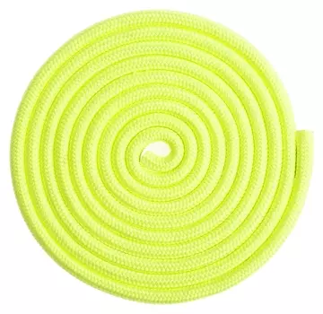 Скакалка гимнастическая, 3 м, цвет неон жёлтый