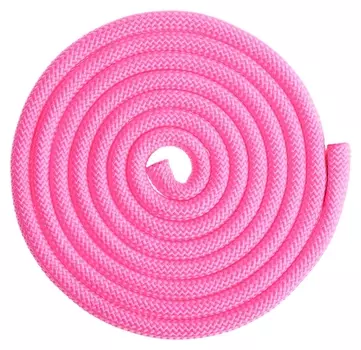 Скакалка гимнастическая утяжелённая, 3 м, 180 г, цвет неон розовый