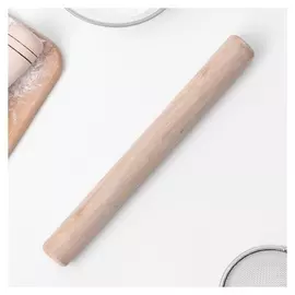 Скалка деревянная 24 см, прямая