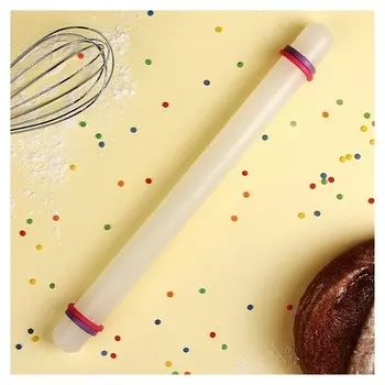 Скалка с ограничителями кондитерская, 32,5 см